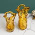 Dreamweaver Delight Handblown Glass Decorative Vases and Showpieces  - Set of 2